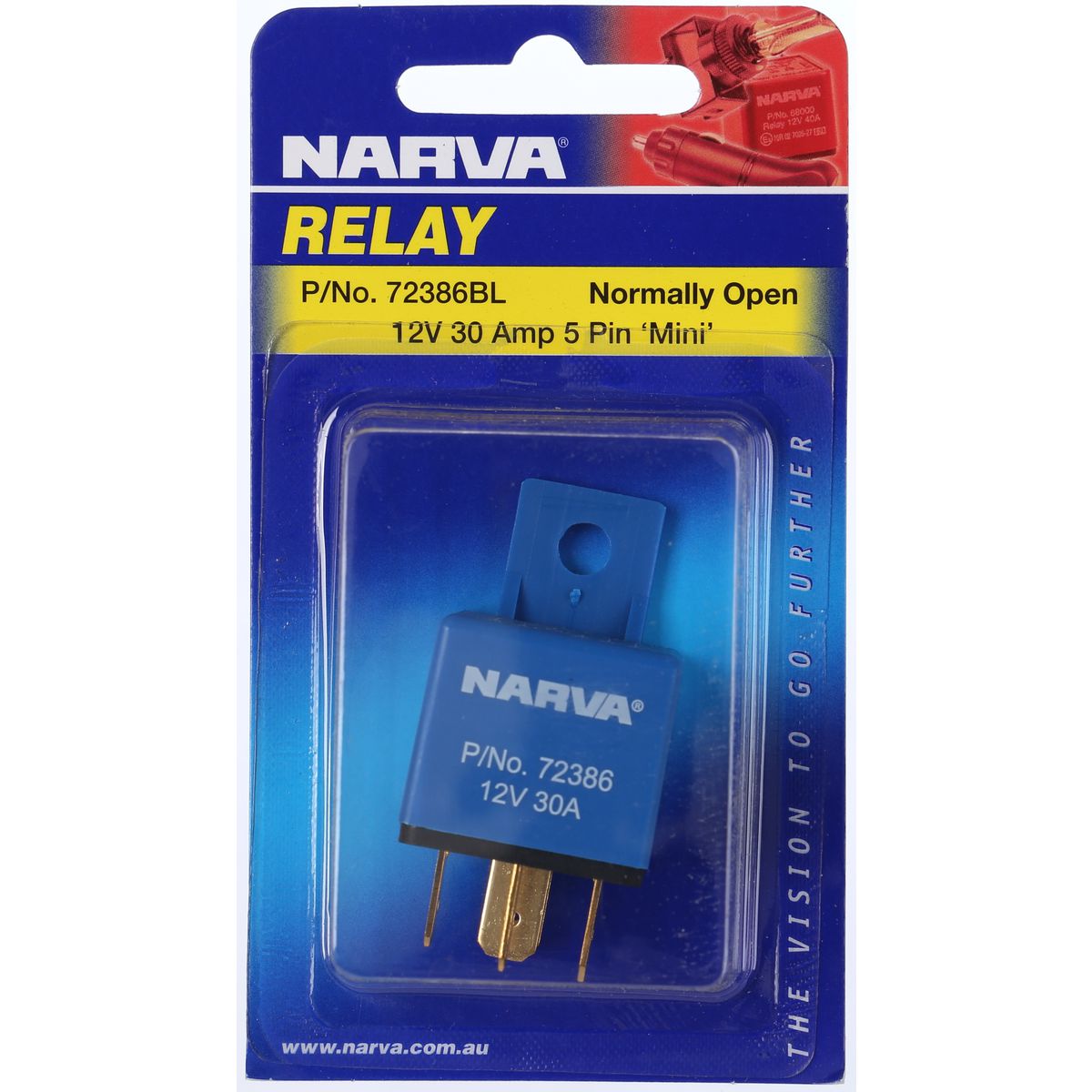 Narva Relay Unfused High Capacity - 72386BL