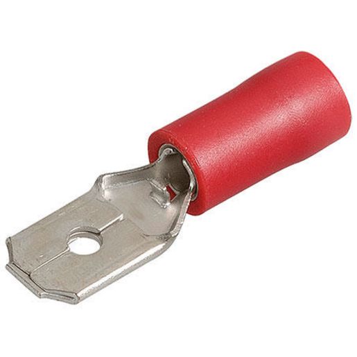 Narva Crimp Terminal Male Blade Red Insulated 6.3mm 14 Pce - 56020BL