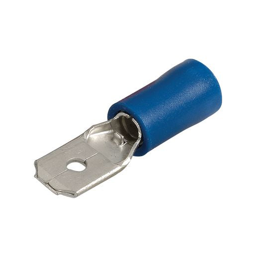 Narva Crimp Terminal Male Blade Blue Insulated 6.3mm 14 Pce - 56022BL