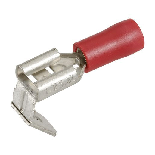Narva Crimp Terminal 2 Way Male/Female Blade Red Insulated 6.3mm 10 Pce - 56030BL