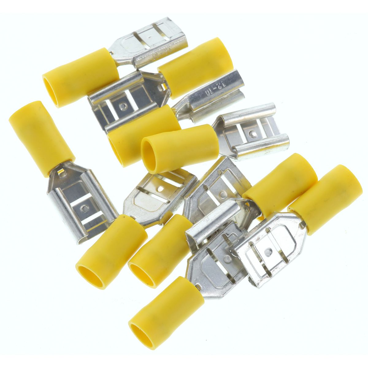Narva Crimp Terminal Female Blade Yellow Insulated 9.5mm 10 Pce - 56040BL