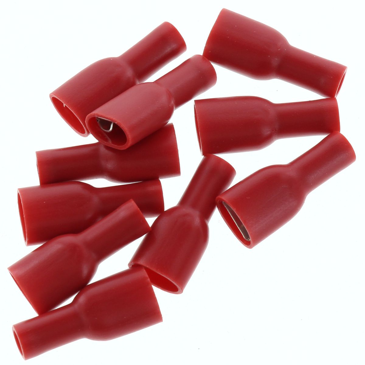 Narva Crimp Terminal Female Blade Red Insulated 6.3mm 10 Pce - 56042BL