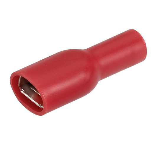 Narva Crimp Terminal Female Blade Red Insulated 6.3mm 10 Pce - 56042BL
