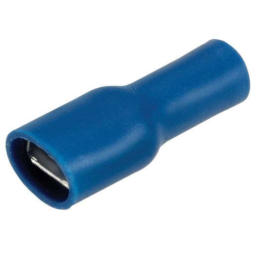 Narva Crimp Terminal Female Blade Blue Insulated 6.3mm 10 Pce - 56044BL