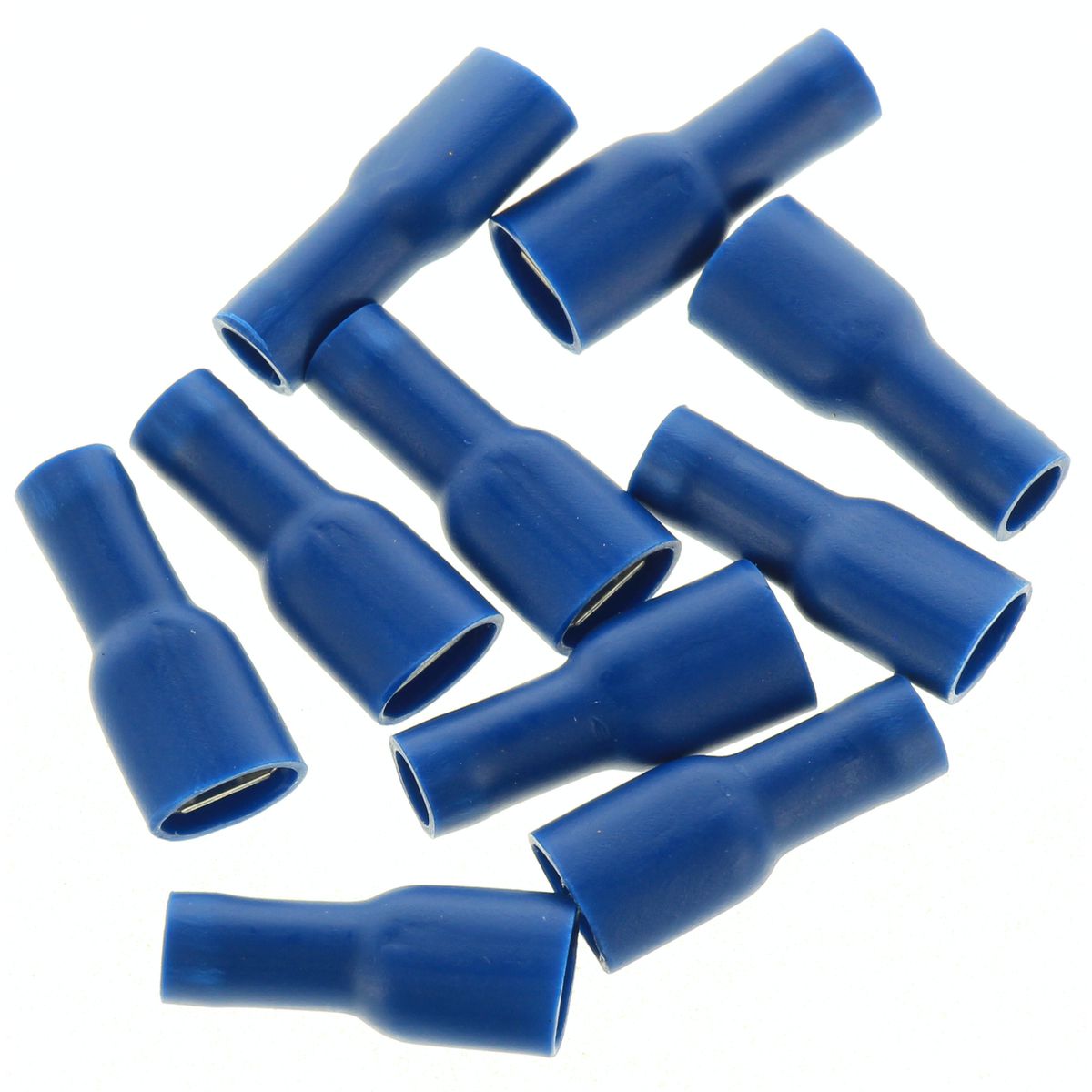 Narva Crimp Terminal Female Blade Blue Insulated 6.3mm 10 Pce - 56044BL