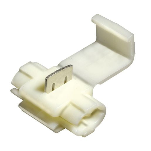 Narva Crimp Terminal Wire Tap Connector White Non Insulated 4mm 6 Pce - 56060BL
