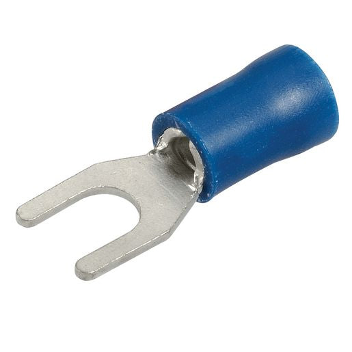 Narva Crimp Terminal Spade Blue Insulated 4.3mm 20 Pce - 56066BL