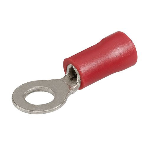 Narva Crimp Terminal Ring Red Insulated 4.3mm 25 Pce - 56070BL