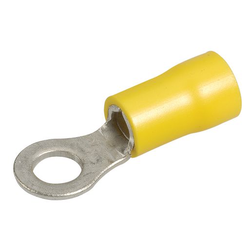 Narva Crimp Terminal Ring Yellow Insulated 5mm 14 Pce - 56086BL