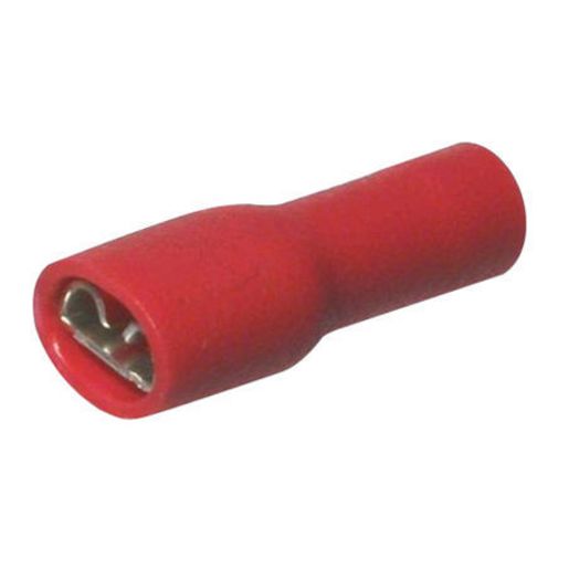 Narva Crimp Terminal Female Blade Red Terminal Entry 6.3 x 0.8mm Vinyl 100 Pce - 56142