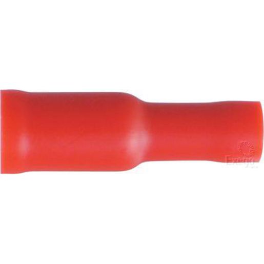 Narva Crimp Terminal Female Bullet Red Terminal Entry 4mm Vinyl 100 Pce - 56150