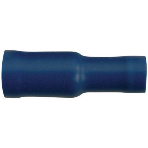 Narva Crimp Terminal Female Bullet Blue Terminal Entry 5mm Vinyl 100 Pce - 56152