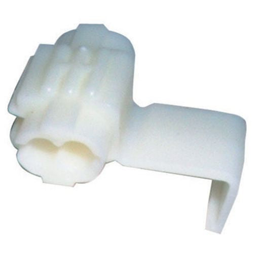 Narva Crimp Terminal Wire Tap Connector White Cable Size 4mm Vinyl 50 Pce - 56160