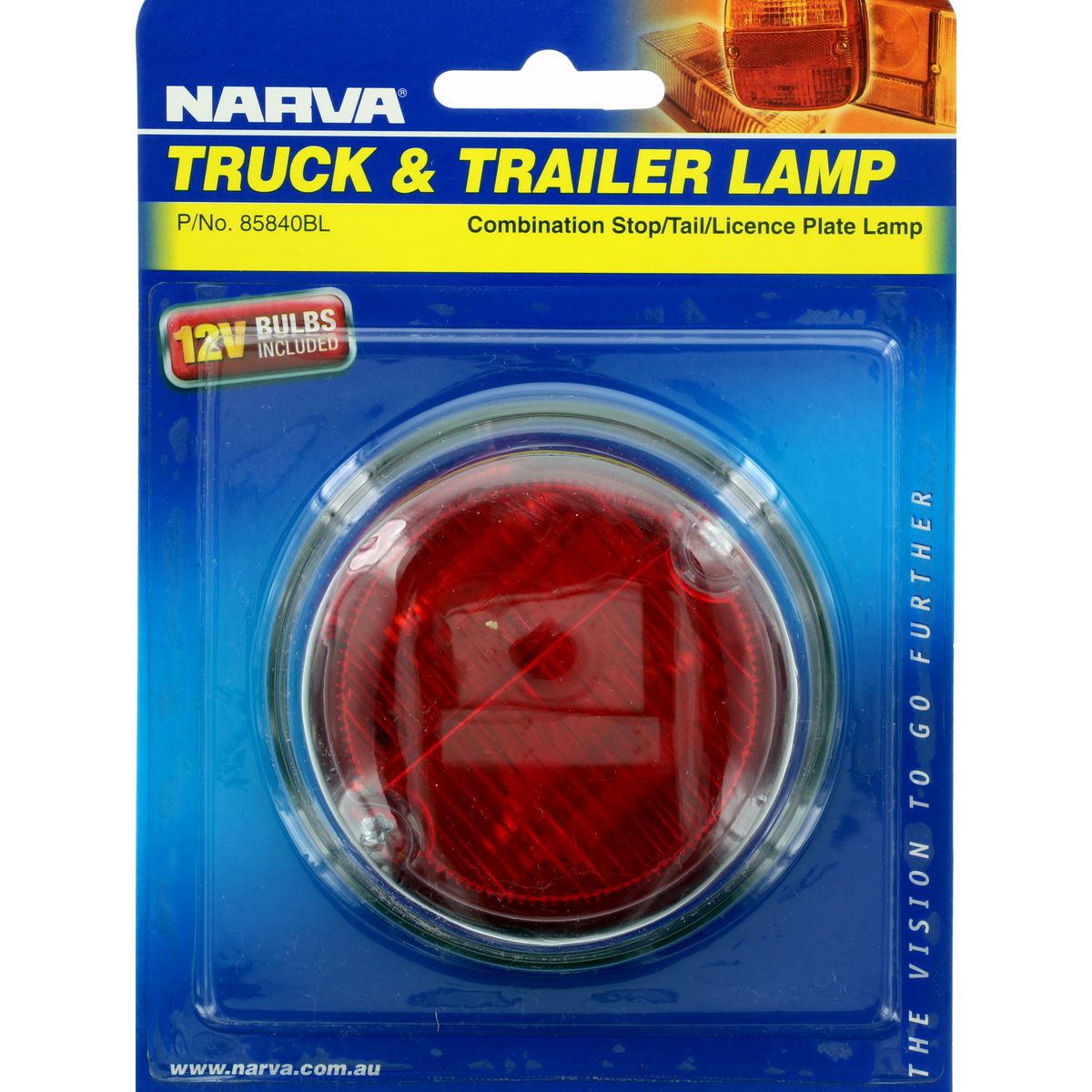 Narva Stop/Tail/Licence Plate Light Incandescent - 85840BL