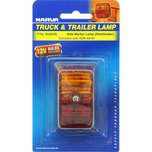 Narva Side Marker Light Red/Amber Incandescent - 85880BL
