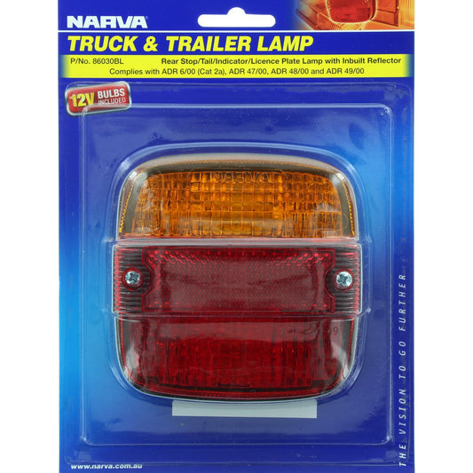 Narva Stop/Tail/Indicator/Licence Plate Light Incandescent - 86030BL