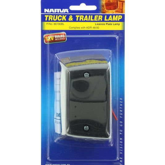 Narva Licence Plate Light Incandescent 12V - 86190BL