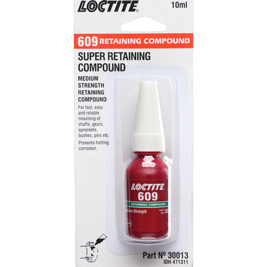 Loctite 609 Medium Strength Retaining Compound 10ml - 471311