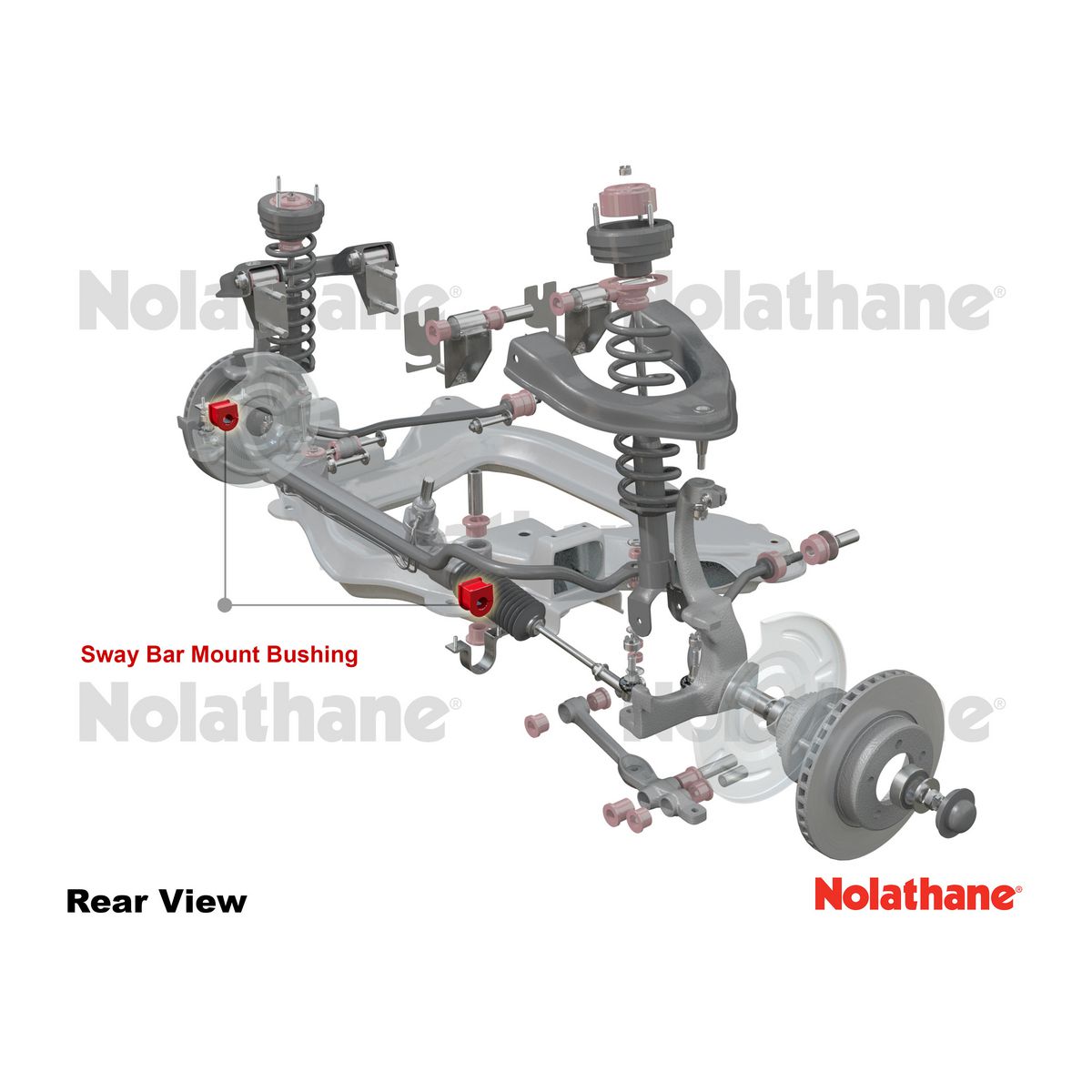 Nolathane Sway Bar Mount Bushing Kit 16.5mm - 42322
