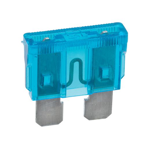Narva Standard Blade Fuse 15A Cyan 5 Pack - 52815BL