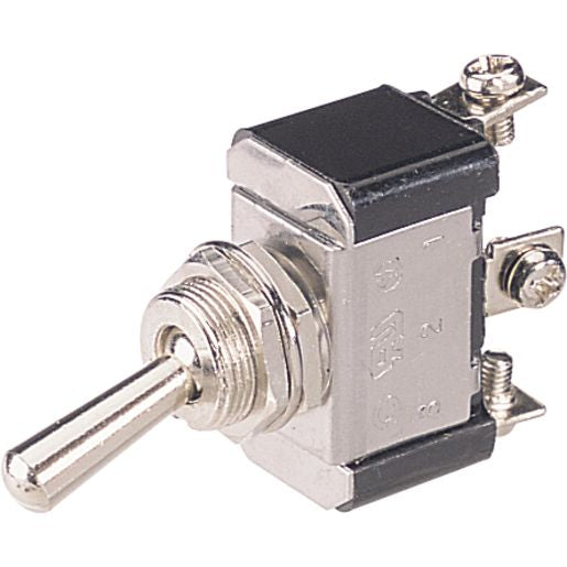 Narva Metal Changeover Toggle Switch On/On SPDT - 60057BL