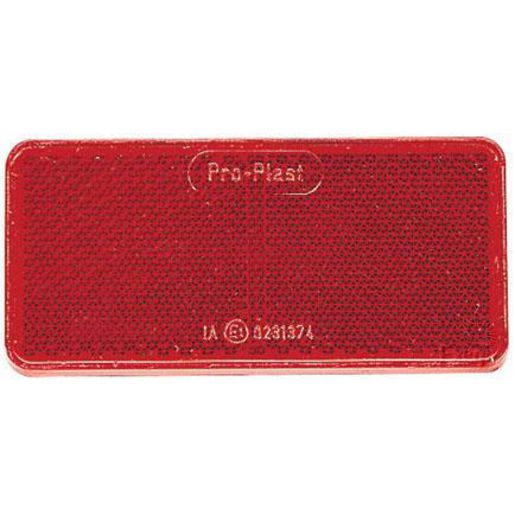 Narva Reflector Rectangle Red 44 x 94mm 2 Pack - 84052BL