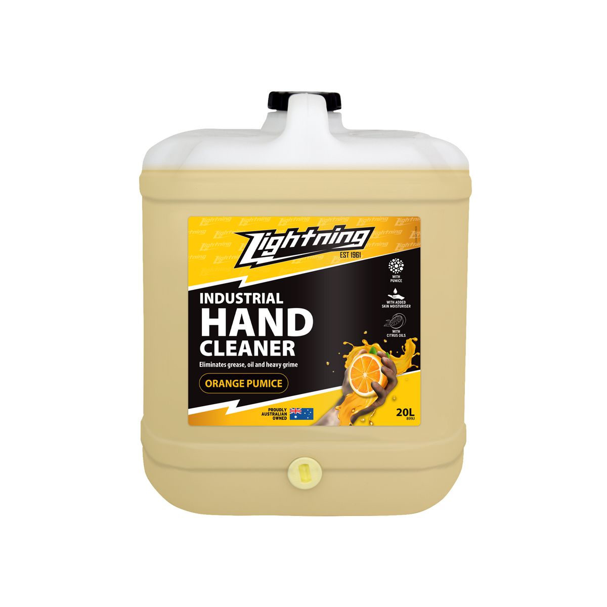 Lightning Orange Hand Cleaner With Pumice 20Ltr - 899J