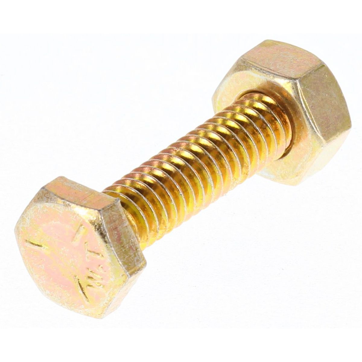 Champion Hex Set Screw & Nut High Tensile 1/4in x 1 1/4in UNC Grade 5 - BC6