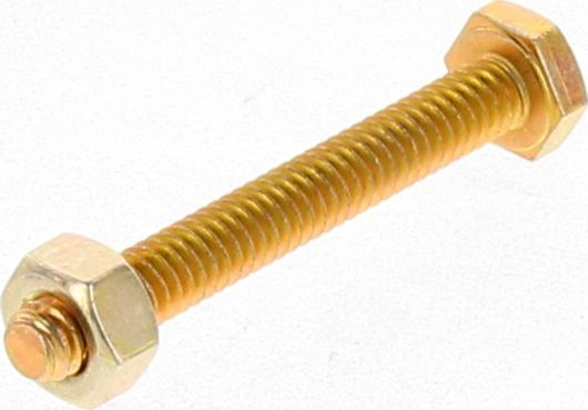 Champion Hex Set Screw & Nut High Tensile 1/4in x 2in UNC Grade 5 - BC11