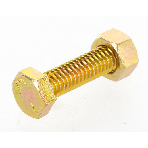 Champion Hex Set Screw & Nut High Tensile 5/16in x 1 1/4in UNC Grade 5 - BC19
