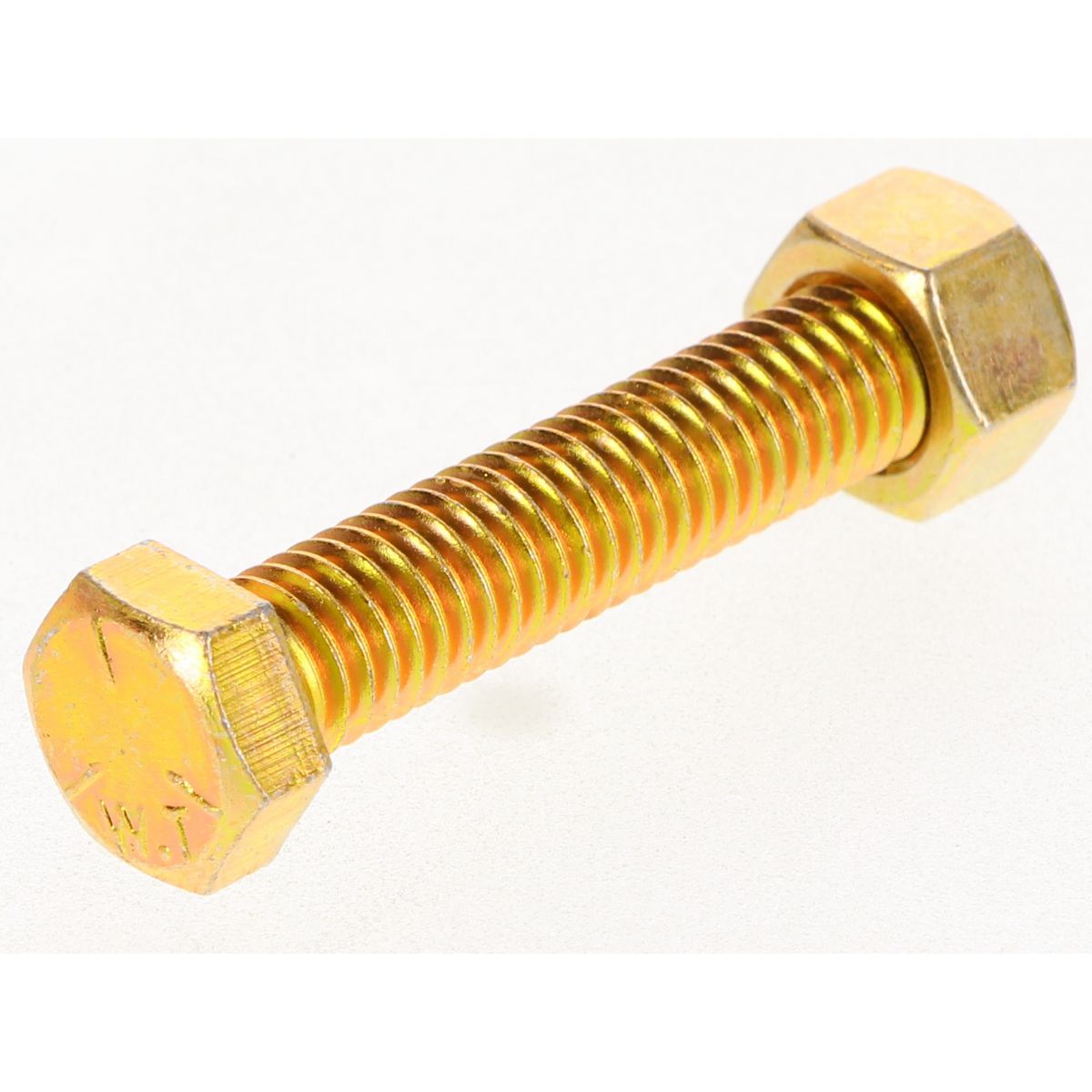 Champion Hex Set Screw & Nut High Tensile 3/8in x 2in UNC Grade 5 - BC40