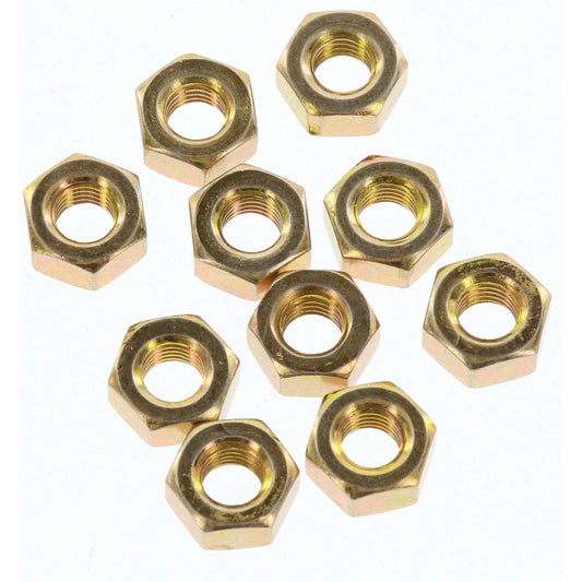 Champion Hex Plain Nut 1/4in UNF Class 5 - BF77