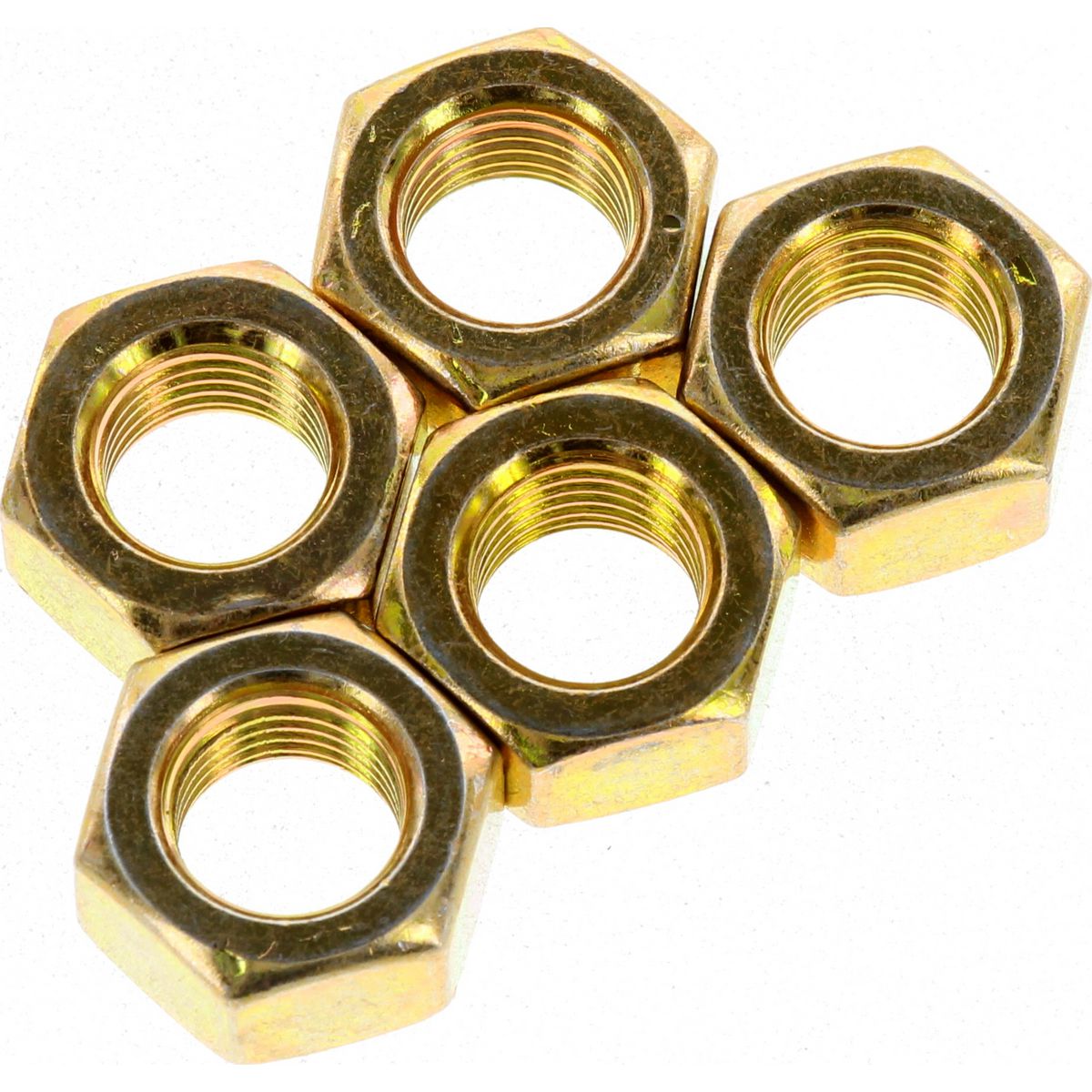Champion Hex Plain Nut 7/16in UNF Class 5 - BF80