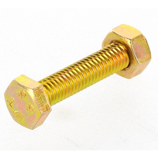 Champion Hex Set Screw & Nut High Tensile M6 x 30mm Grade 8.8 - BM25