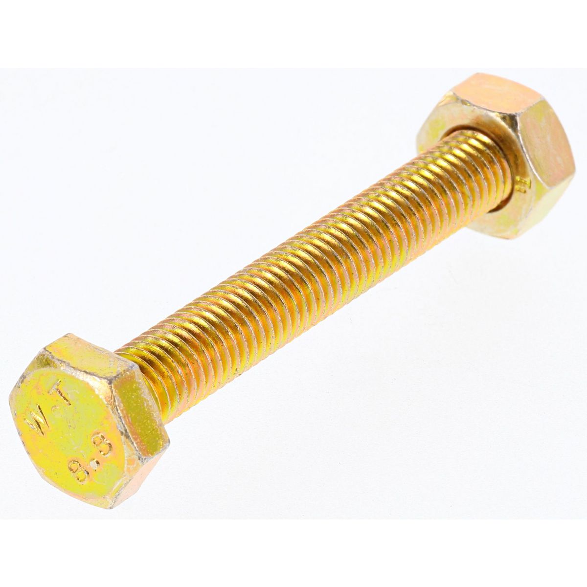 Champion Hex Set Screw & Nut High Tensile M10 x 75mm Grade 8.8 - BM95