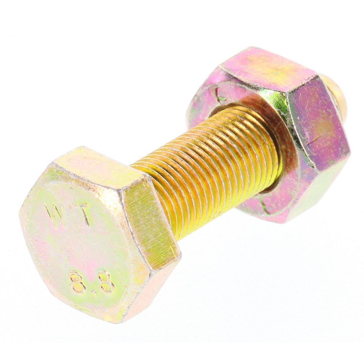 Champion Hex Set Screw & Nut High Tensile M10 x 35 x 1.00mm Grade 8.8 - BM102