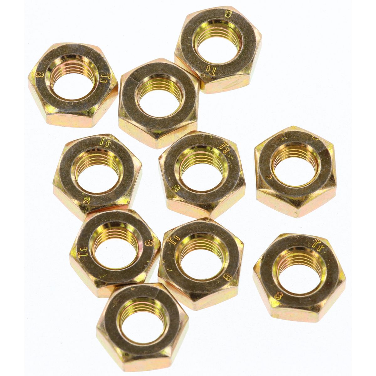 Champion Hex Plain Nut High Tensile M10 x 1.5mm Class 8 - BM163