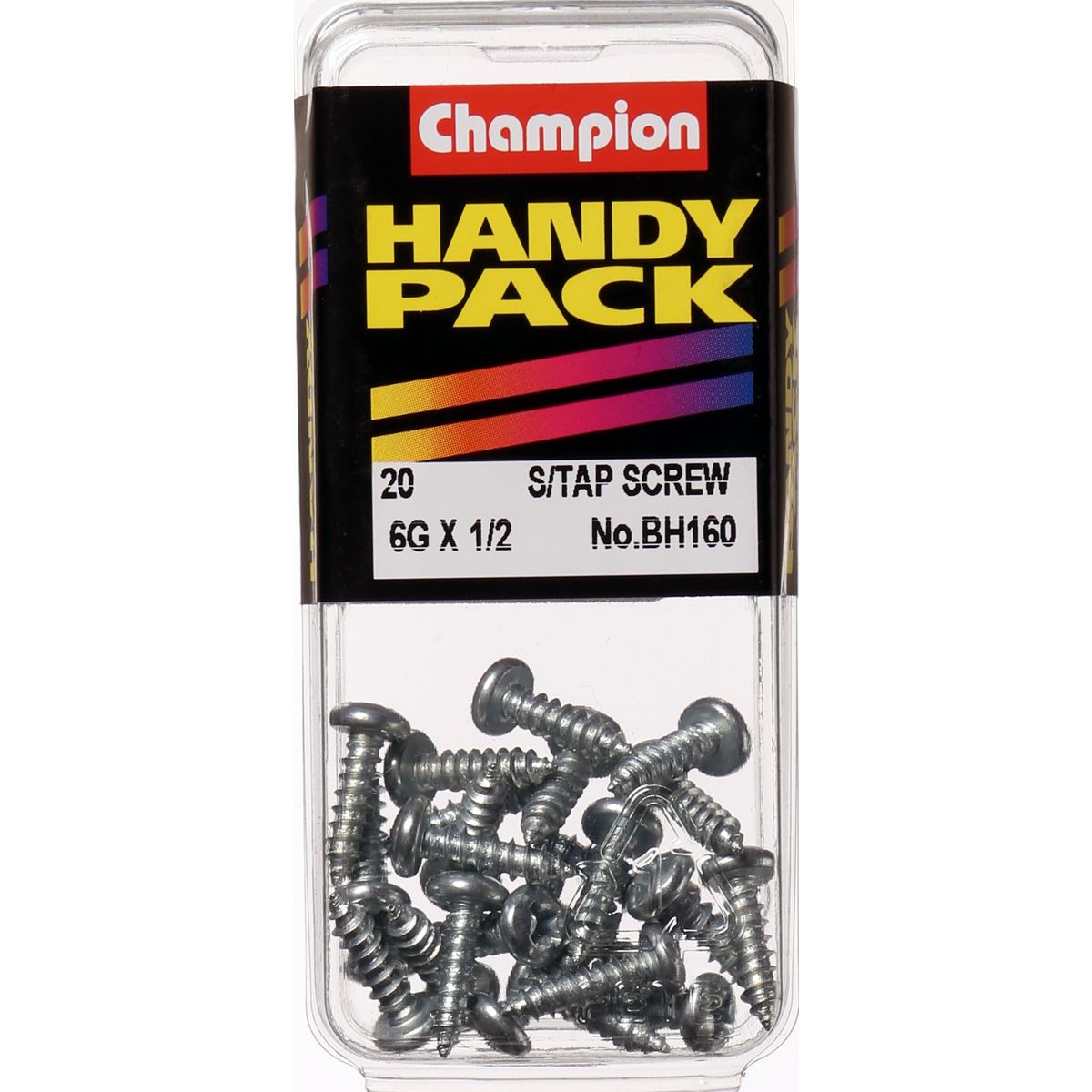 Champion Self Tapper Screw Pan Phillips 3.5 x 13mm Zinc Plated - BH160