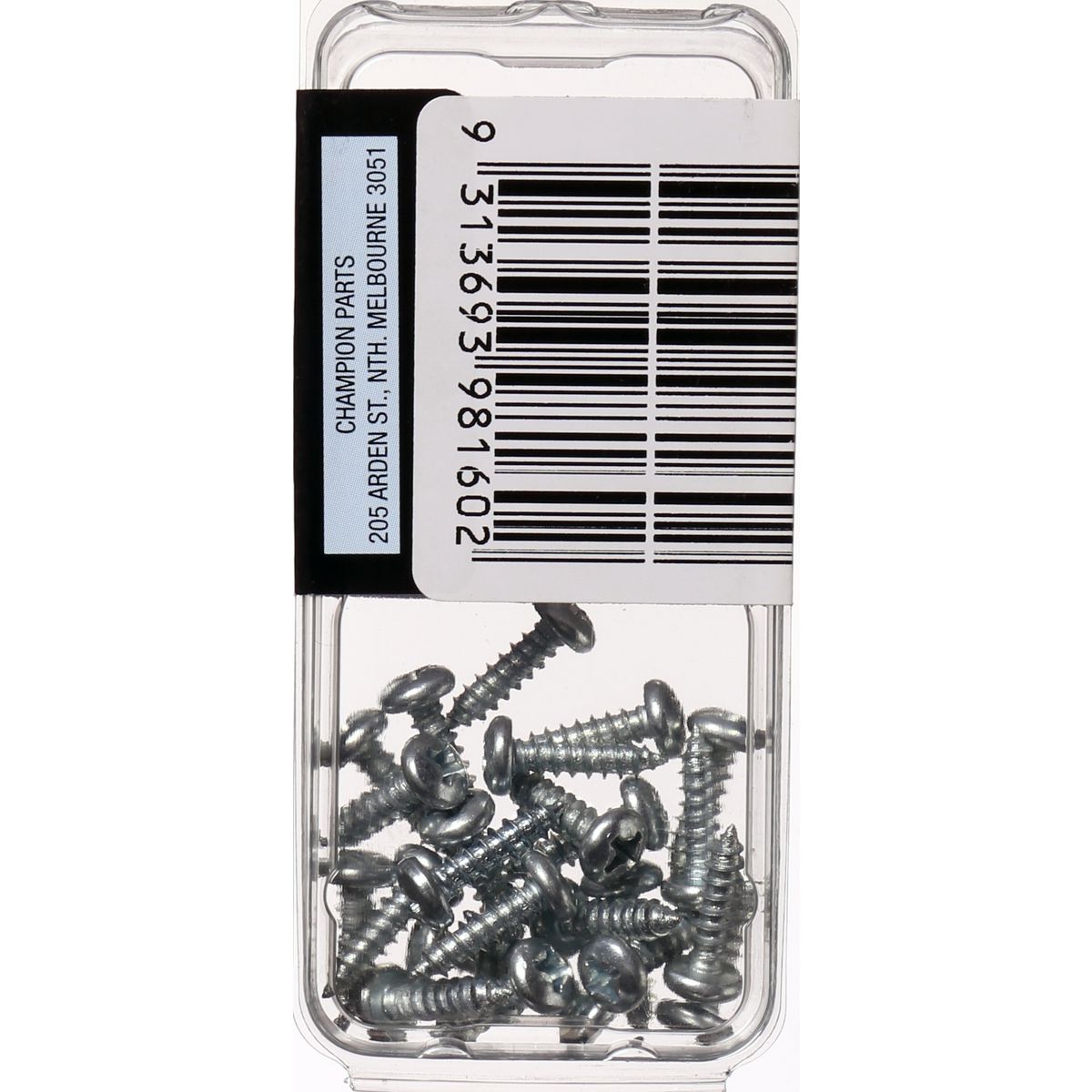 Champion Self Tapper Screw Pan Phillips 3.5 x 13mm Zinc Plated - BH160