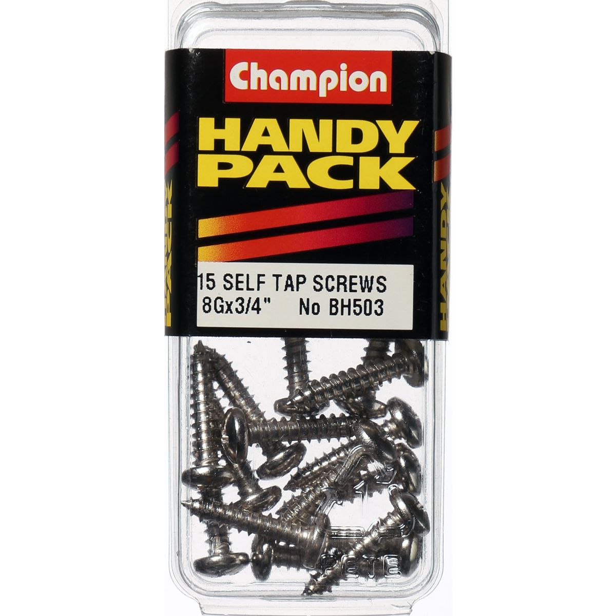 Champion Self Tapper Screw Pan Phillips 4.2 x 19mm Nickel Plated - BH503