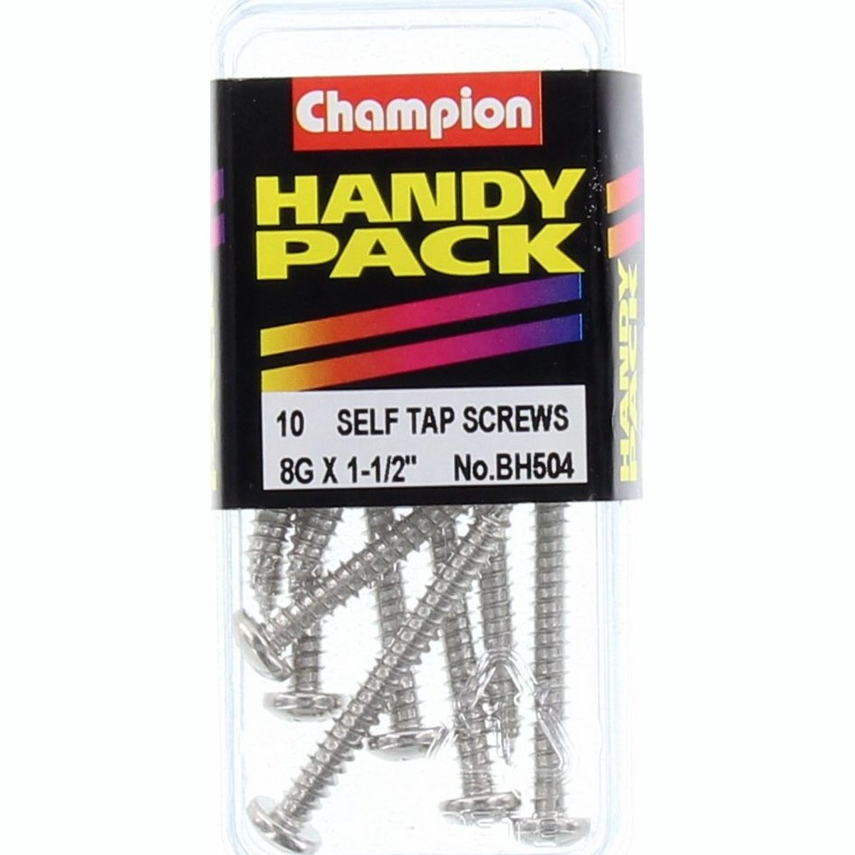 Champion Self Tapper Screw Pan Phillips 4.2 x 38mm Nickel Plated - BH504