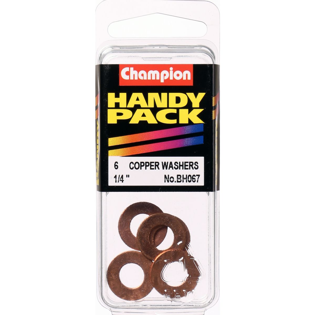Champion Washer Flat Copper 1/4in x 9/16in x 20G - BH067
