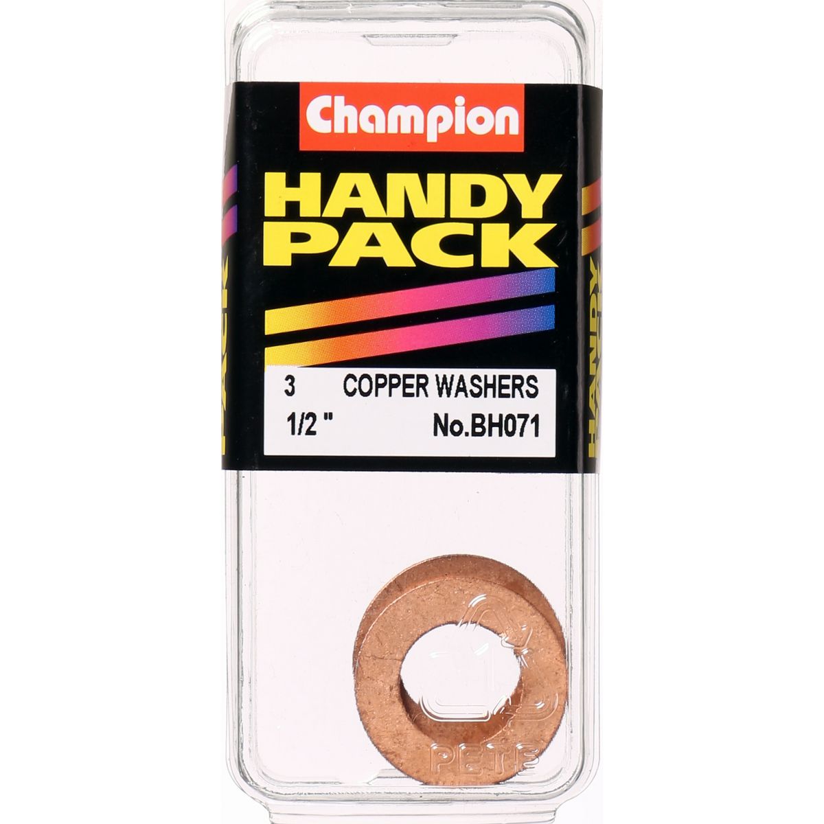 Champion Washer Flat Copper 1/2in x 7/8in x 20G - BH071