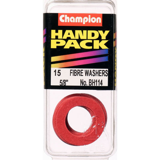 Champion Washer Flat Fibre 5/8in x 1in x 1/32in Red - BH114
