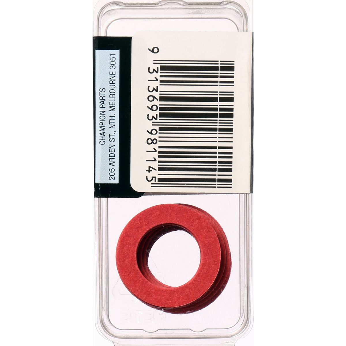 Champion Washer Flat Fibre 5/8in x 1in x 1/32in Red - BH114