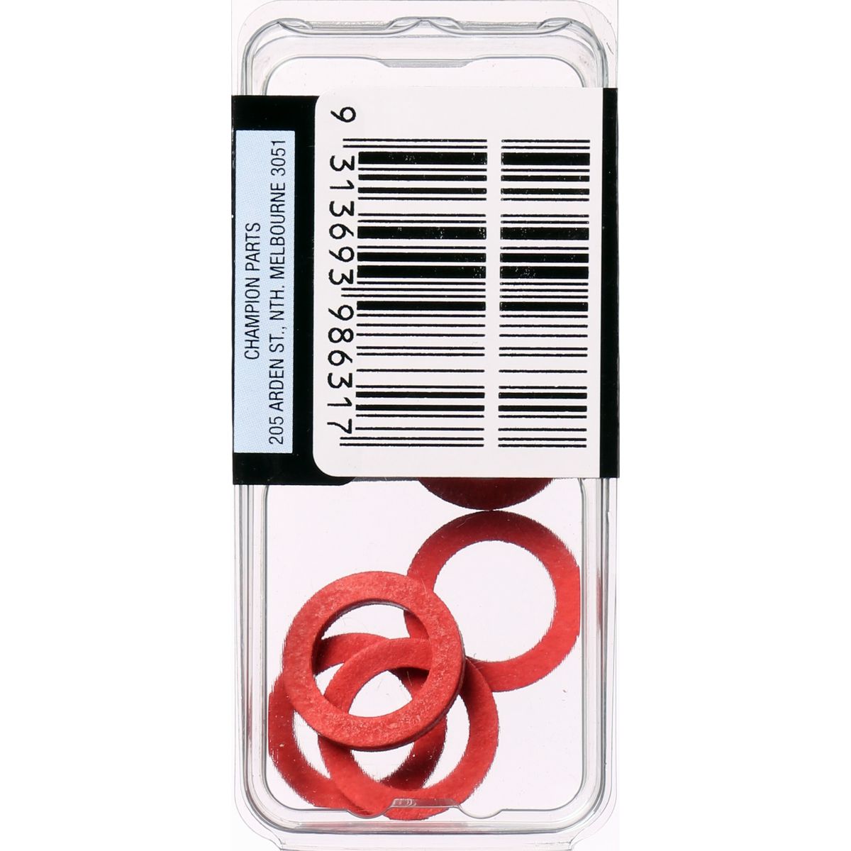 Champion Washer Flat Fibre 1/2in x 3/4in x 3/32 Red - BH631