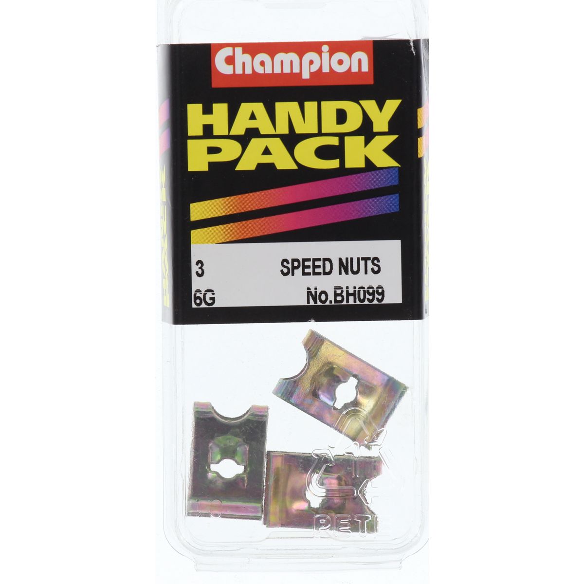 Champion Speed Nut Captive 'U' Type 3.5mm I.D - BH099