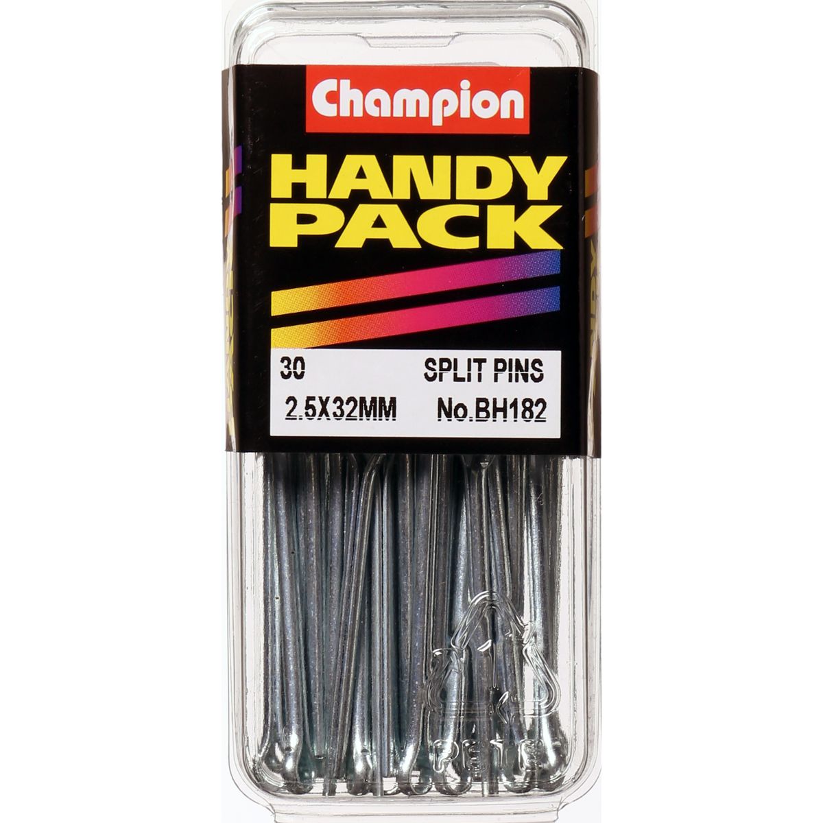 Champion Split Pin 2.5 x 32mm Zinc Plated - BH182