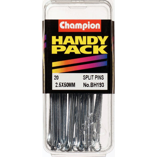 Champion Split Pin 2.5 x 50mm Zinc Plated - BH193