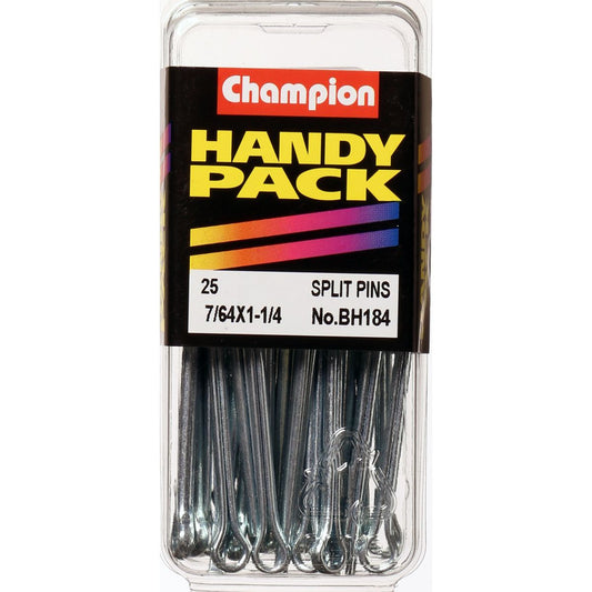 Champion Split Pin 7/64 x 1 1/4in Zinc Plated - BH184